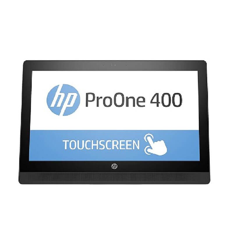 All-in-One Touchscreen second hand HP ProOne 400 G2, i5-6500T, 120GB SSD, Grad A-, 20 inci