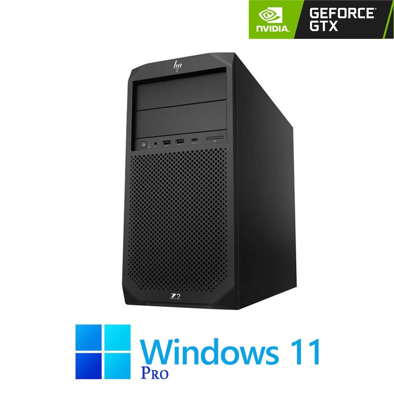 Calculatoare Gaming HP Z2 G4 Tower, Octa Core i7-9700, 512GB SSD, GTX 1080 8GB, Win 11 Pro