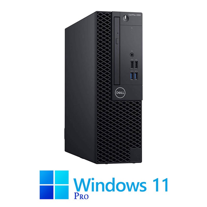 Calculator Dell OptiPlex 3060 SFF, Hexa Core i5-8500, 8GB, 256GB SSD, Win 11 Pro