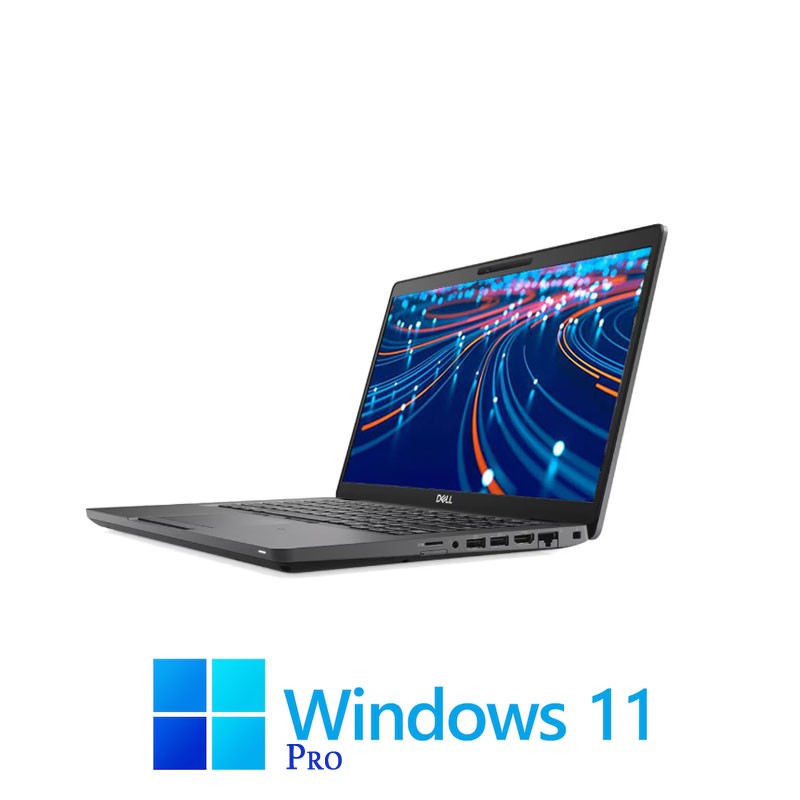 Laptop Dell Latitude 5400, Quad Core i5-8365U, SSD, Display NOU FHD, Win 11 Pro