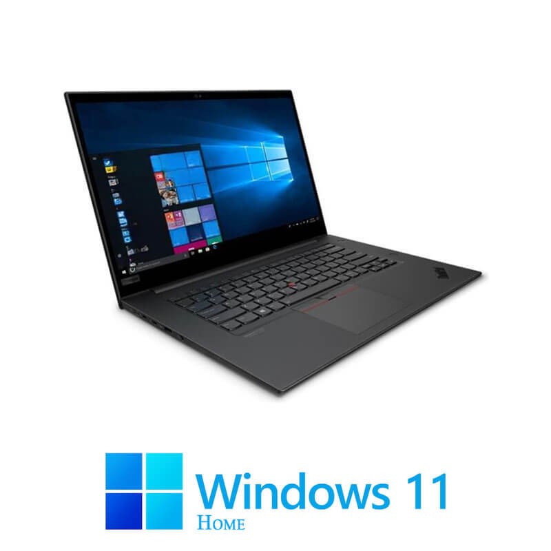Laptop Lenovo P1 Gen 3, i7-10875H, 32GB, 1TB SSD, 4K, Quadro T1000, Win 11 Home