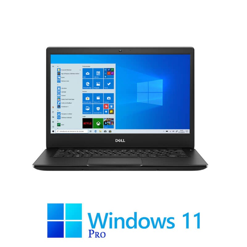 Laptopuri Dell Latitude 3400, Quad Core i5-8365U, 256GB SSD, Display NOU, Win 11 Pro