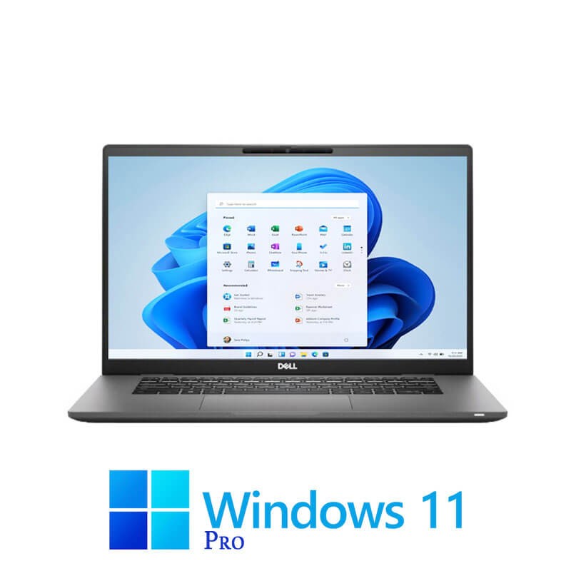Laptopuri Dell Latitude 7520, Quad Core i5-1145G7, SSD, Display NOU FHD, Win 11 Pro