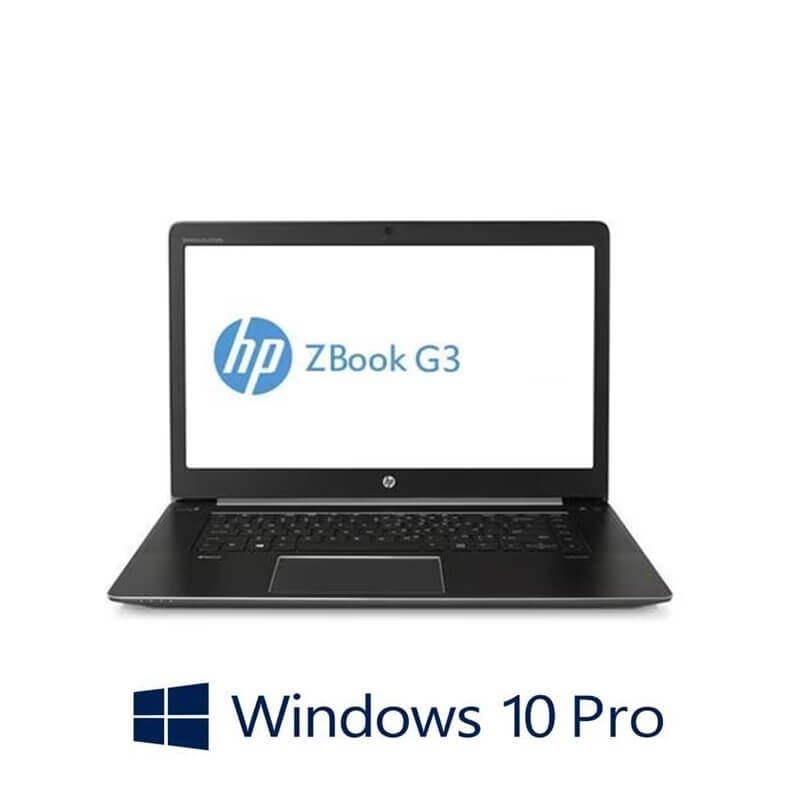 Laptopuri HP ZBook 15 G3, i7-6700HQ, SSD, Display NOU, Quadro M2000M, Win 10 Pro