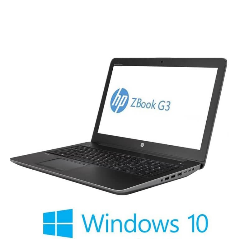 Laptopuri HP ZBook 15 G3, i7-6820HQ, SSD, Display NOU, Quadro M2000M, Win 10 Home