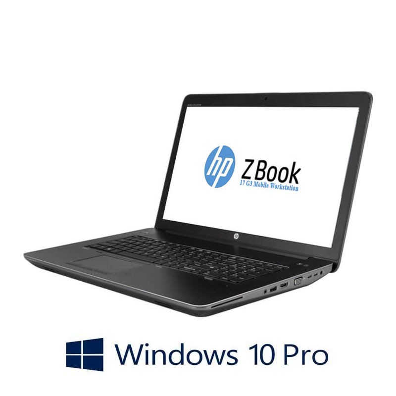 Laptopuri HP ZBook 17 G3, i7-6820HQ, Full HD IPS, Quadro M3000M 4GB, Win 10 Pro