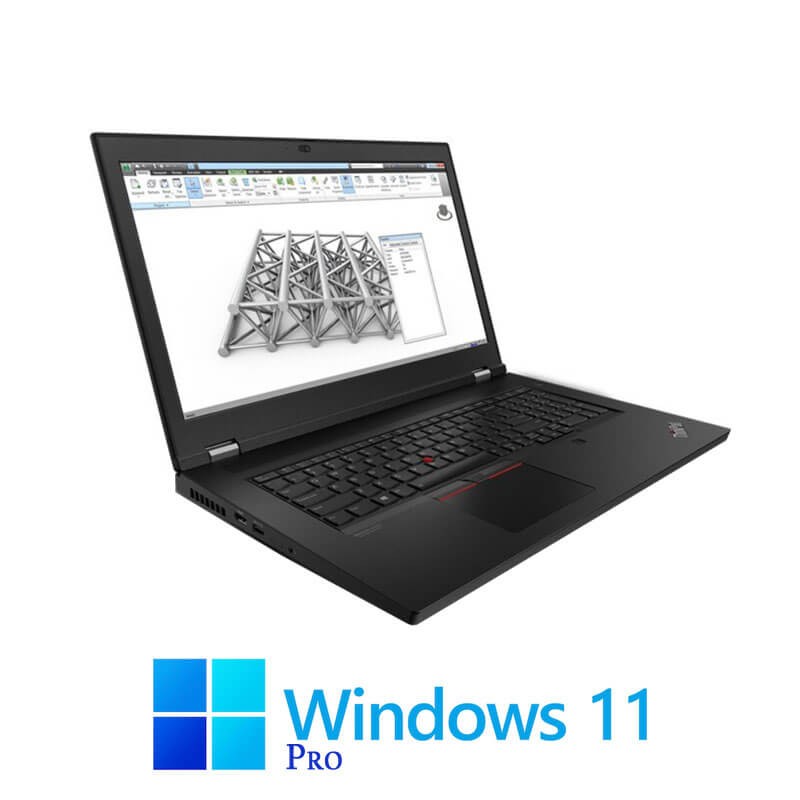Laptopuri Lenovo P17 Gen 1, W-10855M, 64GB, Display NOU, RTX 5000 16GB, Win 11 Pro