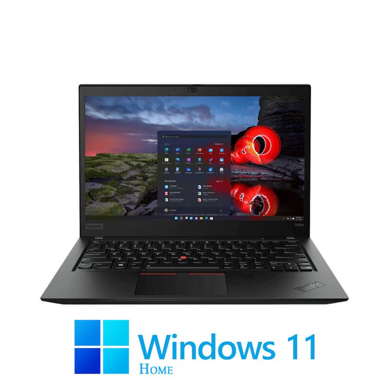 Laptopuri Lenovo ThinkPad T495s, Ryzen 7 Pro 3700U, SSD, Display NOU, Win 11 Home