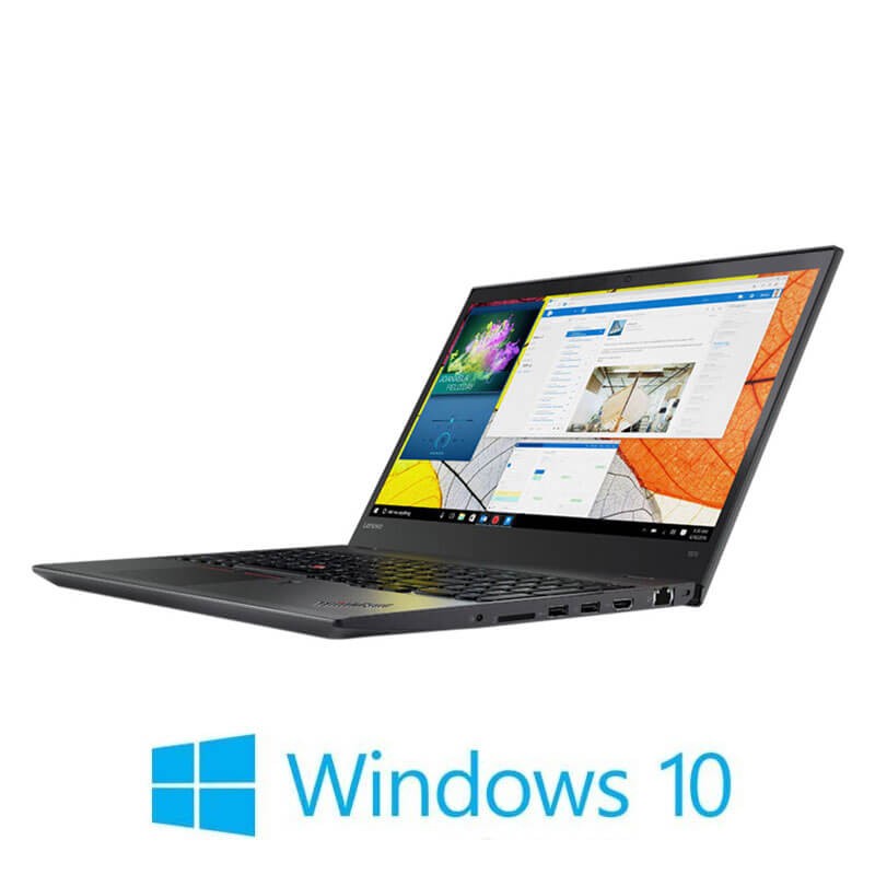 Laptopuri Lenovo ThinkPad T570, i5-7300U, 16GB DDR4, Display NOU FHD, Win 10 Home