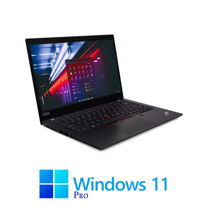 Laptopuri Lenovo X390, Quad Core i5-8265U, 16GB DDR4, SSD, 13.3 inci FHD, Win 11 Pro