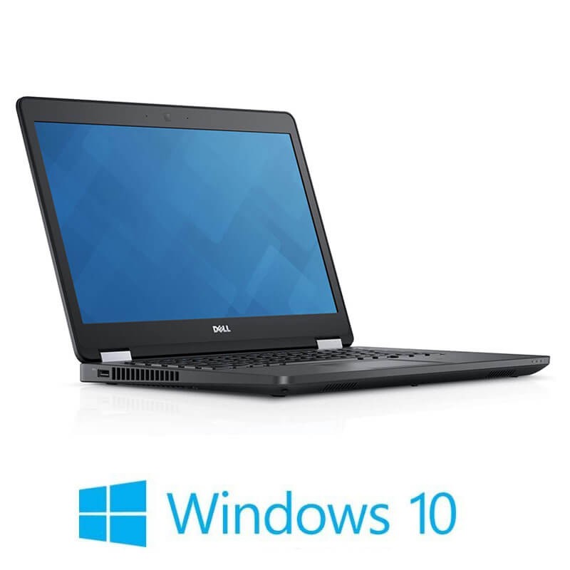 Laptopuri Touchscreen Dell Latitude E5470, i5-6200U, 256GB SSD, Full HD, Win 10 Home