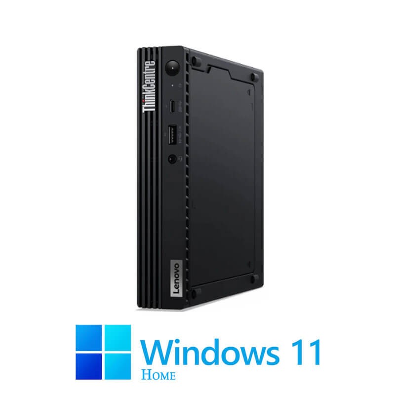 Mini Calculatoare Lenovo ThinkCentre M70q, Quad Core i3-10100T, 16GB DDR4, Win 11 Home