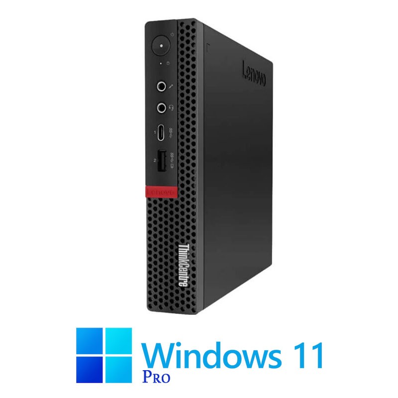 Mini Calculatoare Lenovo ThinkCentre M720q, Hexa Core i5-9500T, 8GB, 256GB SSD, Win 11 Pro