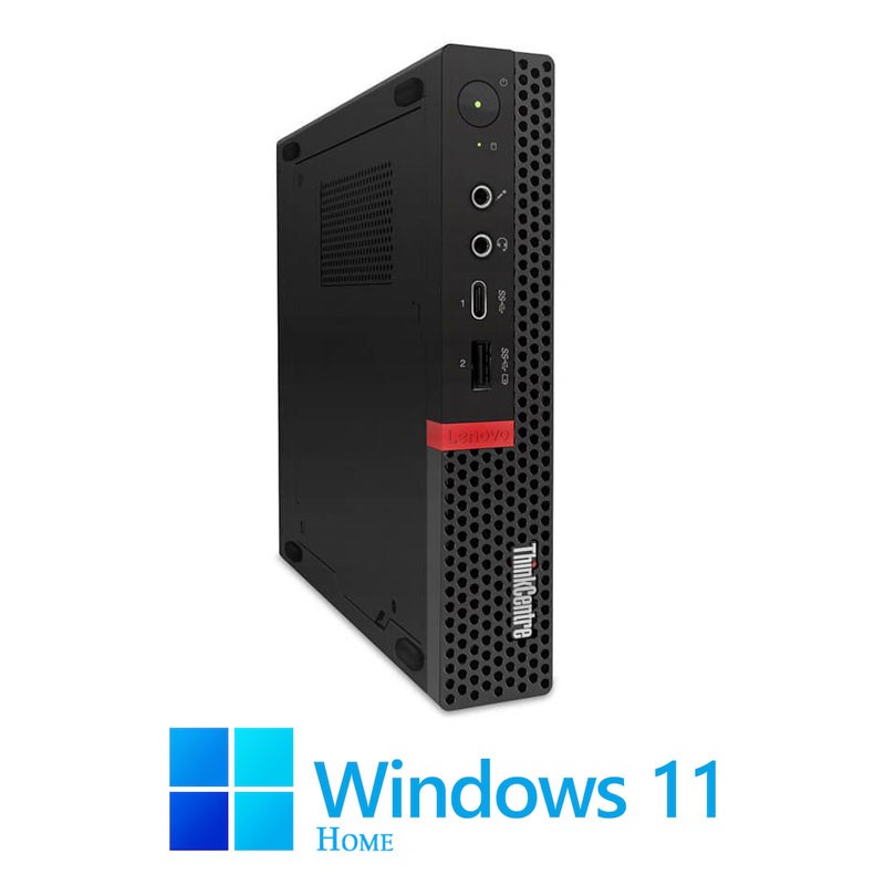 Mini Calculatoare Lenovo ThinkCentre M720q, i5-9500T, 16GB DDR4, 256GB SSD, Win 11 Home