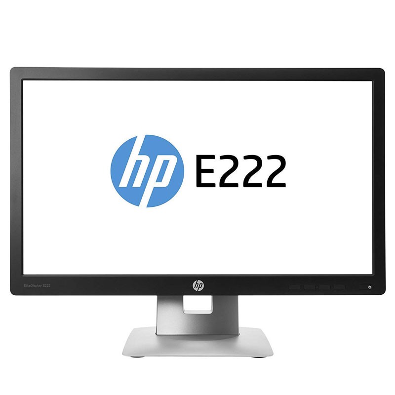 Monitor second hand LED HP E222, 21.5 inci, Full HD, Panel IPS